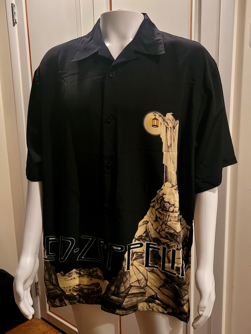 Vintage Led Zeppelin "Stairway To Heaven" Button-Up Shirt by Dragonfly Clothing